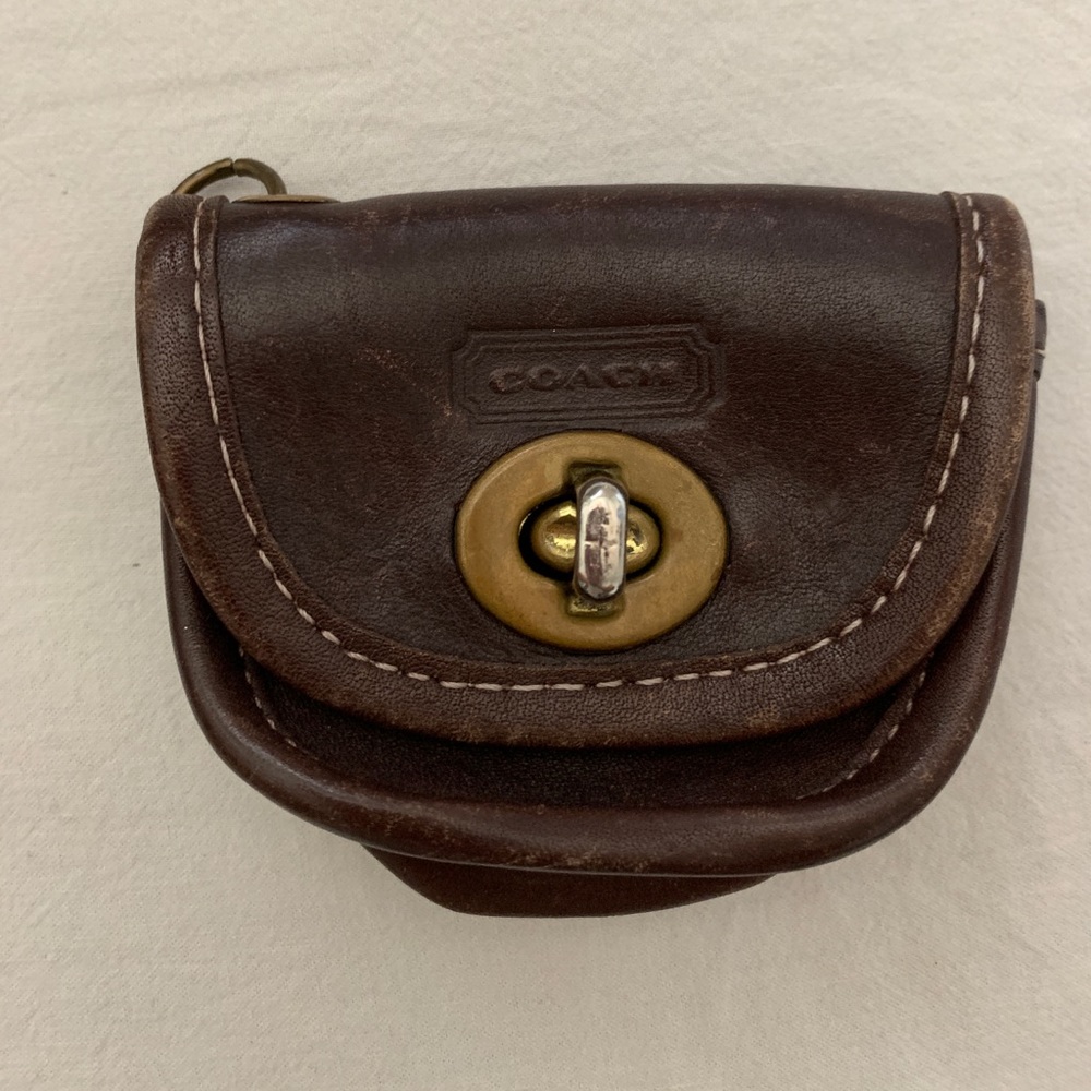 Vintage Coach Keychain Coin Purse